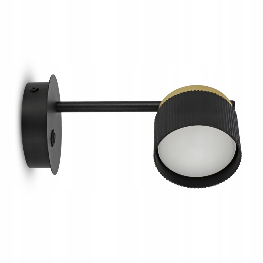 Nástěnná lampa 1xGX53/35W/230V černá/zlatá