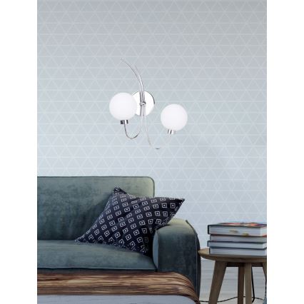 Nástěnná lampa AGAPANT 2xG9/40W/230V lesklý chrom