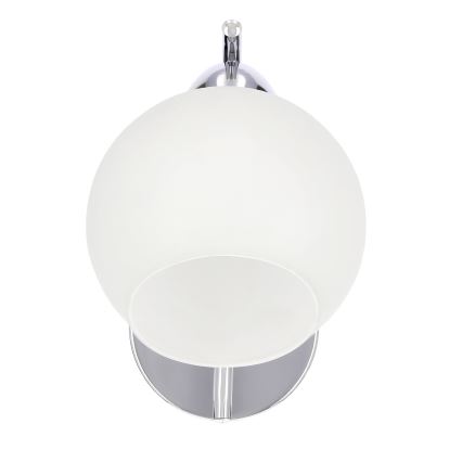 Nástěnná lampa AMOS 1xE27/40W/230V lesklý chrom