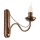 Nástěnná lampa ANTON 1xE14/60W/230V bronzová
