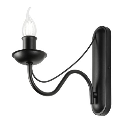 Nástěnná lampa ANTON 1xE14/60W/230V černá