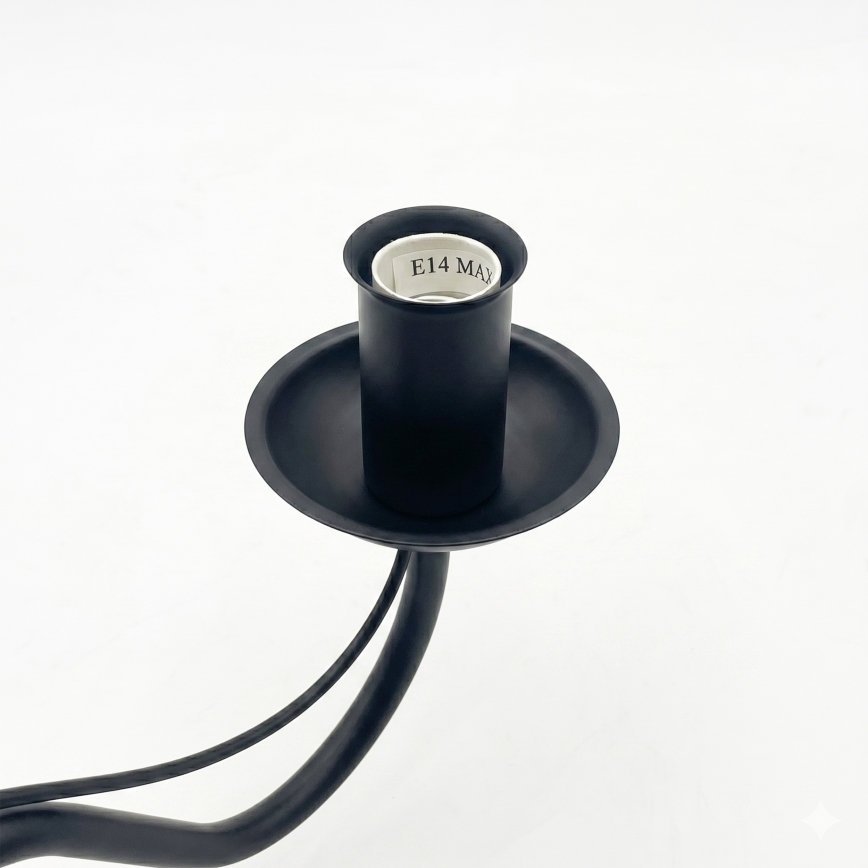 Nástěnná lampa ANTON 1xE14/60W/230V černá