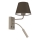 Nástěnná lampa ARDEN 1xE27/15W/230V + 1xG9/8W béžová/hnědá