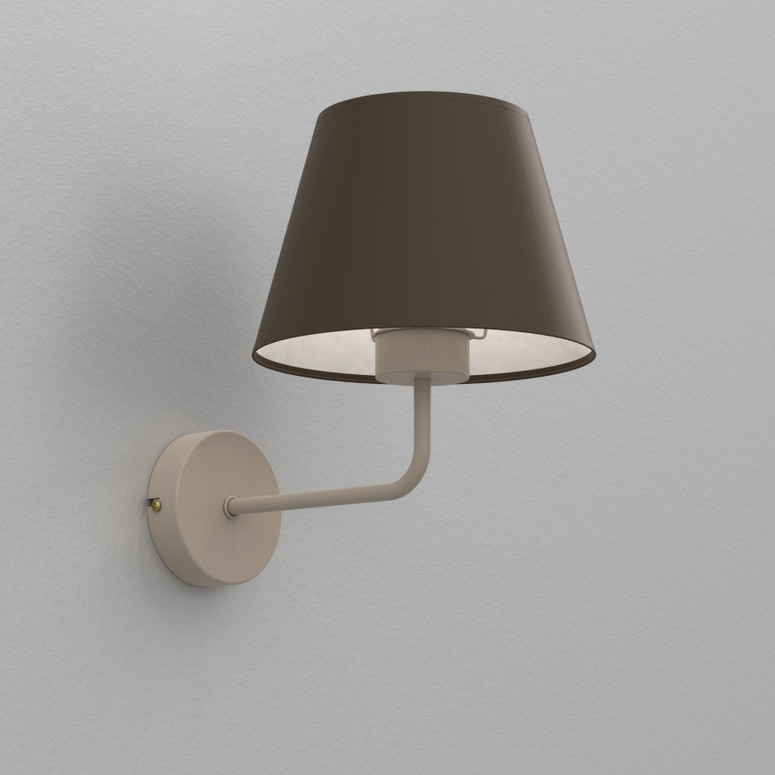 Nástěnná lampa ARDEN 1xE27/15W/230V béžová/hnědá