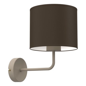 Nástěnná lampa ARDEN 1xE27/15W/230V béžová/hnědá