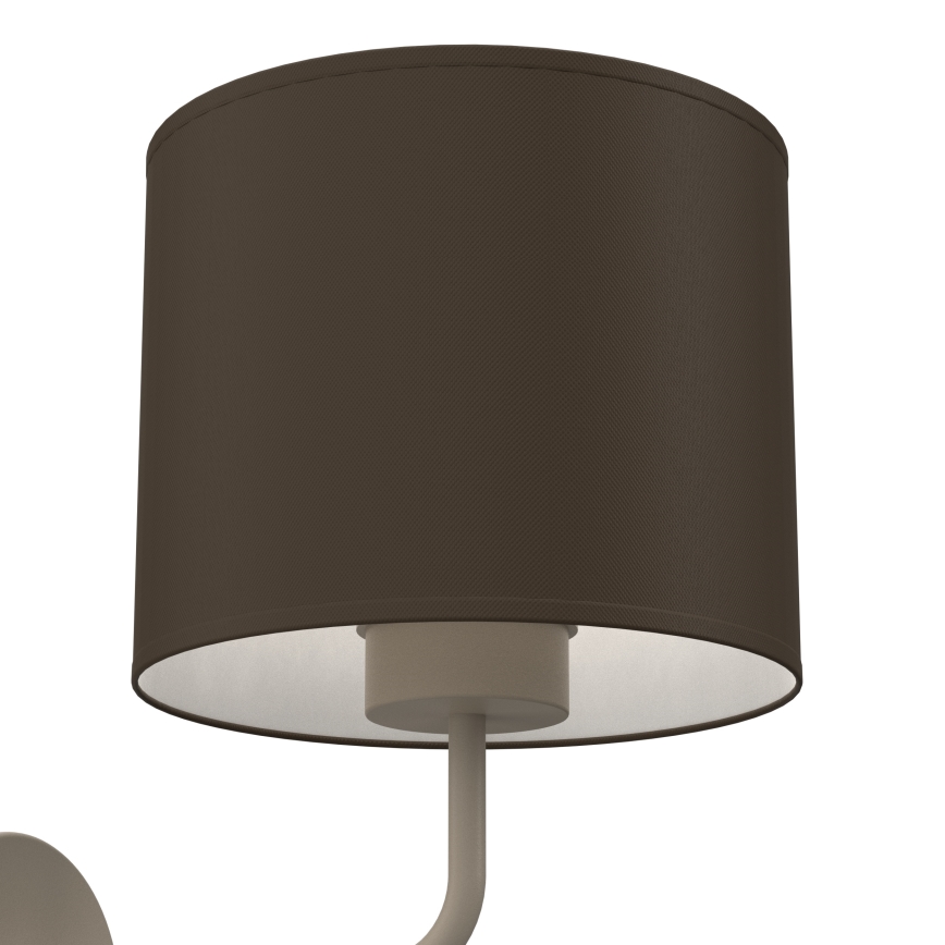Nástěnná lampa ARDEN 1xE27/15W/230V béžová/hnědá