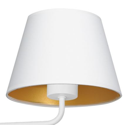 Nástěnná lampa ARDEN 1xE27/60W/230V bílá/zlatá