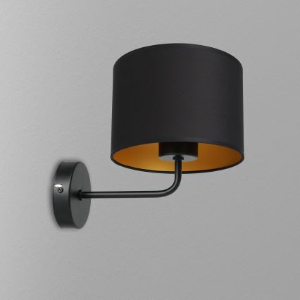 Nástěnná lampa ARDEN 1xE27/60W/230V černá/zlatá