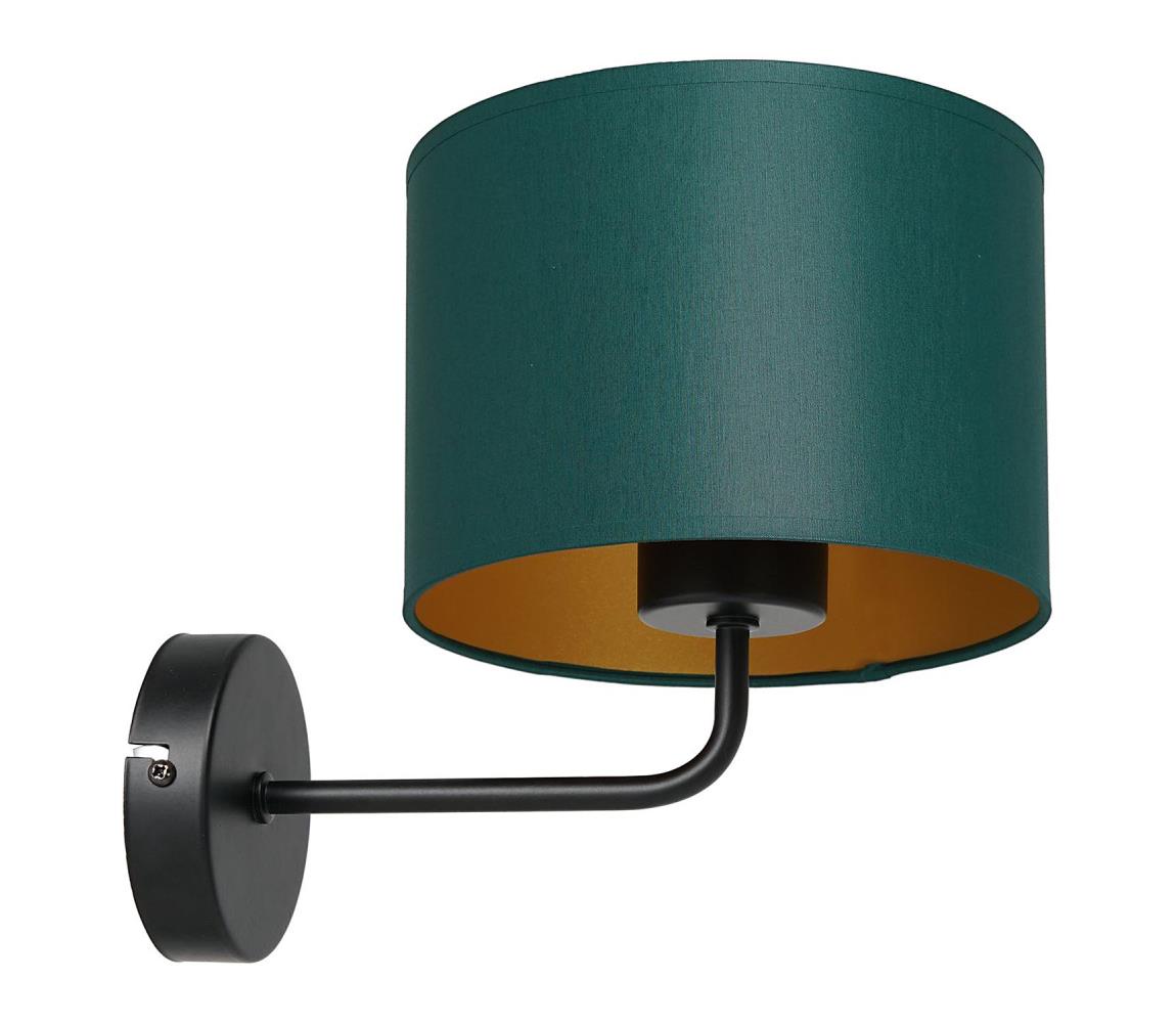  Nástěnná lampa ARDEN 1xE27/60W/230V zelená/zlatá 