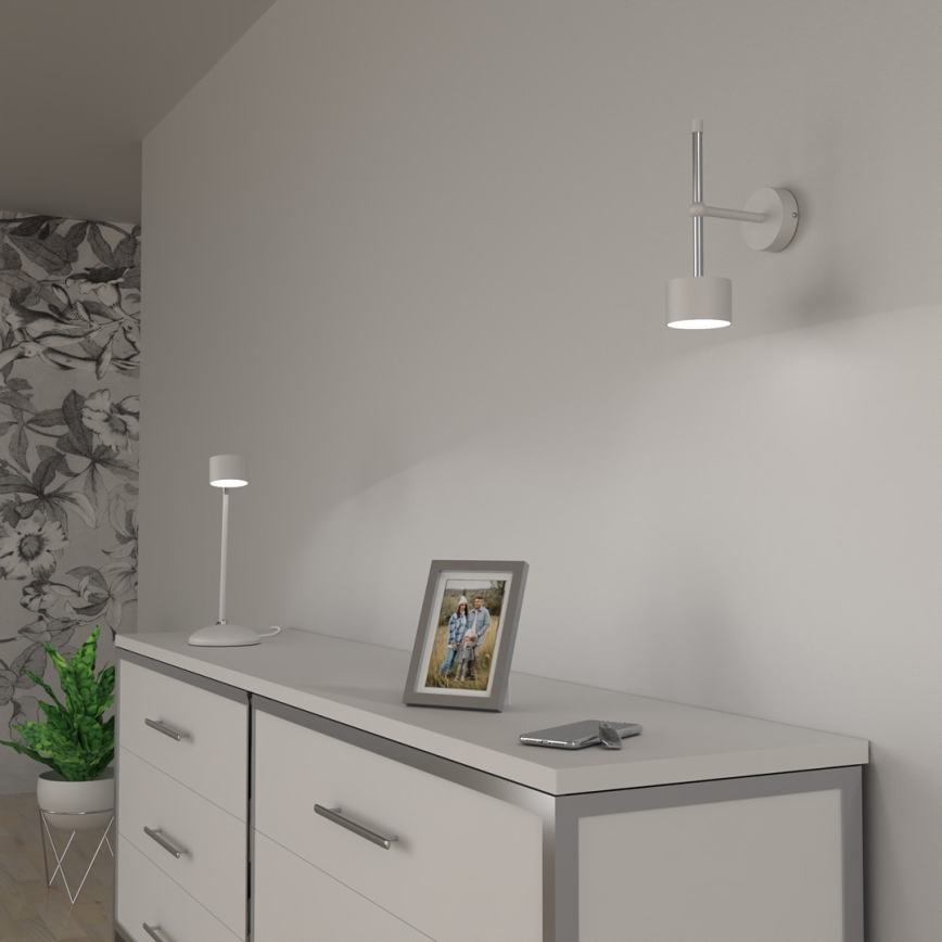 Nástěnná lampa ARENA 1xGX53/11W/230V bílá/lesklý chrom