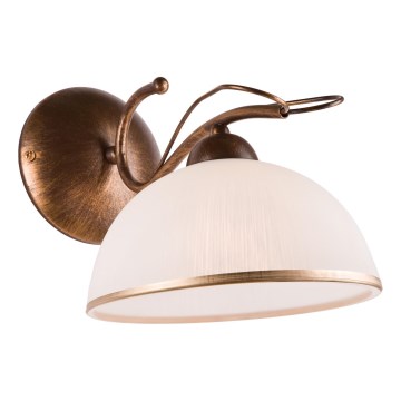 Nástěnná lampa COBRA 1xE27/60W/230V bronz/patina