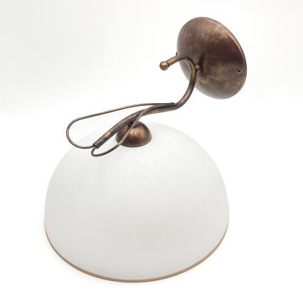 Nástěnná lampa COBRA 1xE27/60W/230V bronz/patina