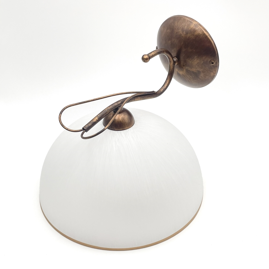 Nástěnná lampa COBRA 1xE27/60W/230V bronz/patina
