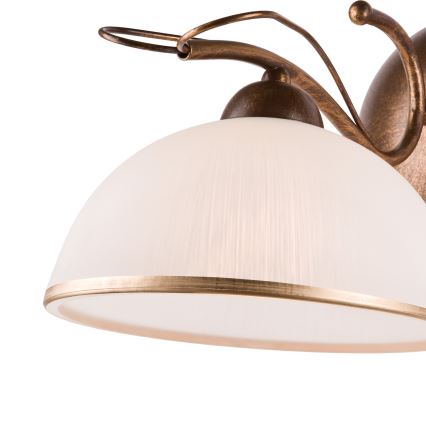 Nástěnná lampa COBRA 1xE27/60W/230V bronz/patina