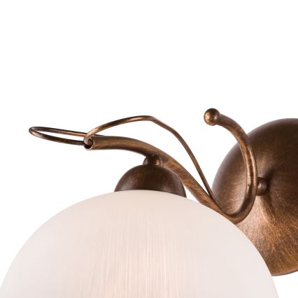 Nástěnná lampa COBRA 1xE27/60W/230V bronz/patina