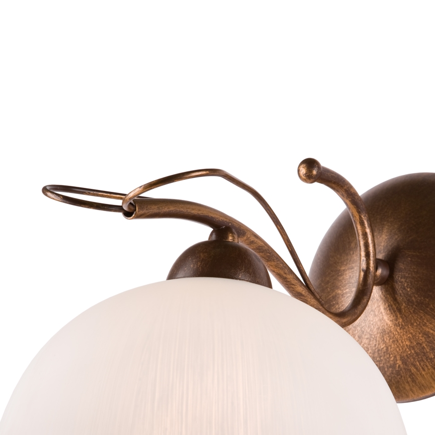 Nástěnná lampa COBRA 1xE27/60W/230V bronz/patina