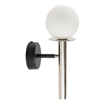 Nástěnná lampa DAISY 1xG9/12W/230V lesklý chrom/černá/bílá