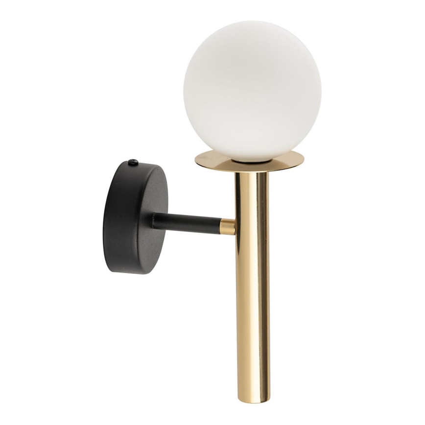 Nástěnná lampa DAISY 1xG9/12W/230V zlatá/černá/bílá