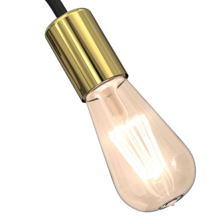 Nástěnná lampa DOW 1xE27/60W/230V černá/zlatá
