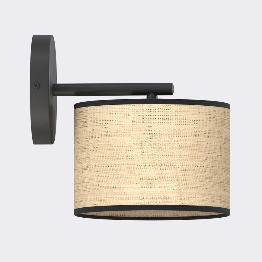 Nástěnná lampa ECO 1xE27/15W/230V béžová/ratan