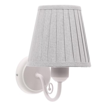 Nástěnná lampa FIREZ 1xE27/40W/230V bílá/šedá
