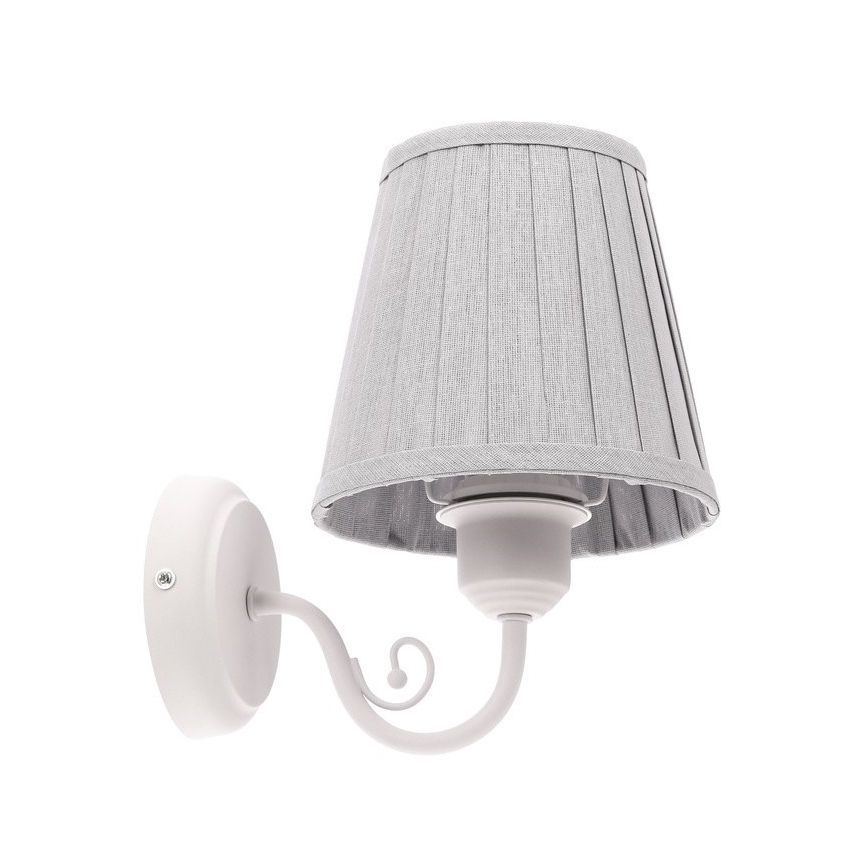 Nástěnná lampa FIREZ 1xE27/40W/230V bílá/šedá