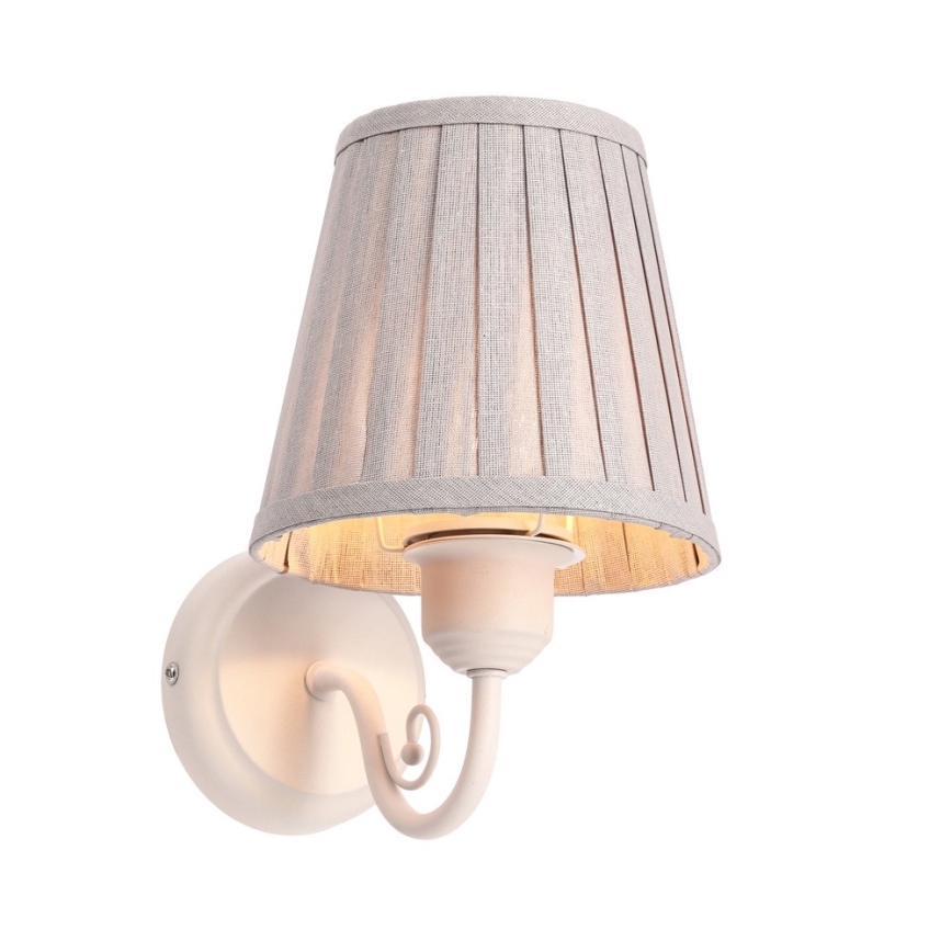 Nástěnná lampa FIREZ 1xE27/40W/230V bílá/šedá