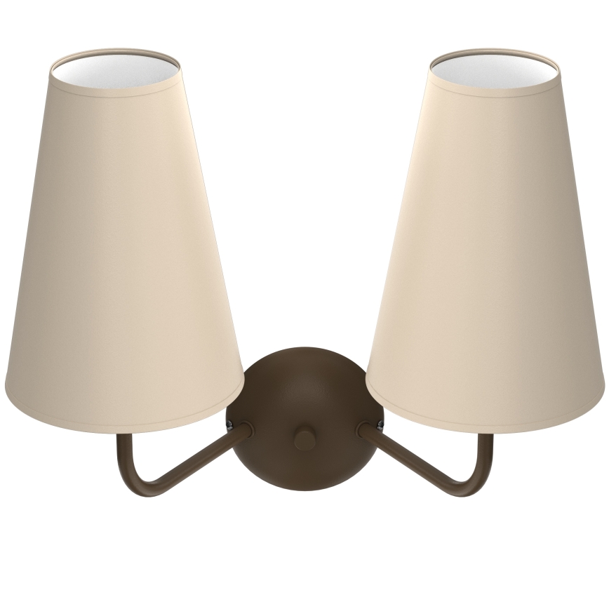 Nástěnná lampa GRENADA 2xE14/15W/230V béžová
