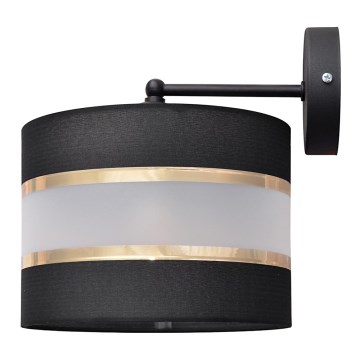 Nástěnná lampa HELEN 1xE27/15W/230V černá/zlatá