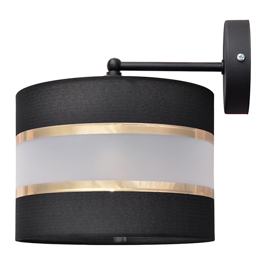 Nástěnná lampa HELEN 1xE27/15W/230V černá/zlatá