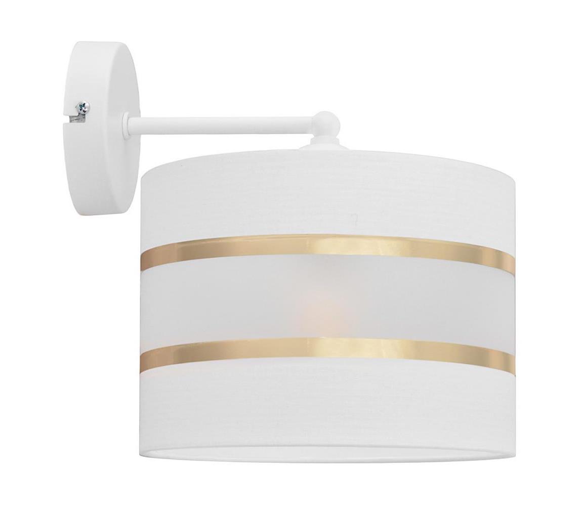 Helam Nástěnná lampa HELEN 1xE27/60W/230V bílá/zlatá HE1211