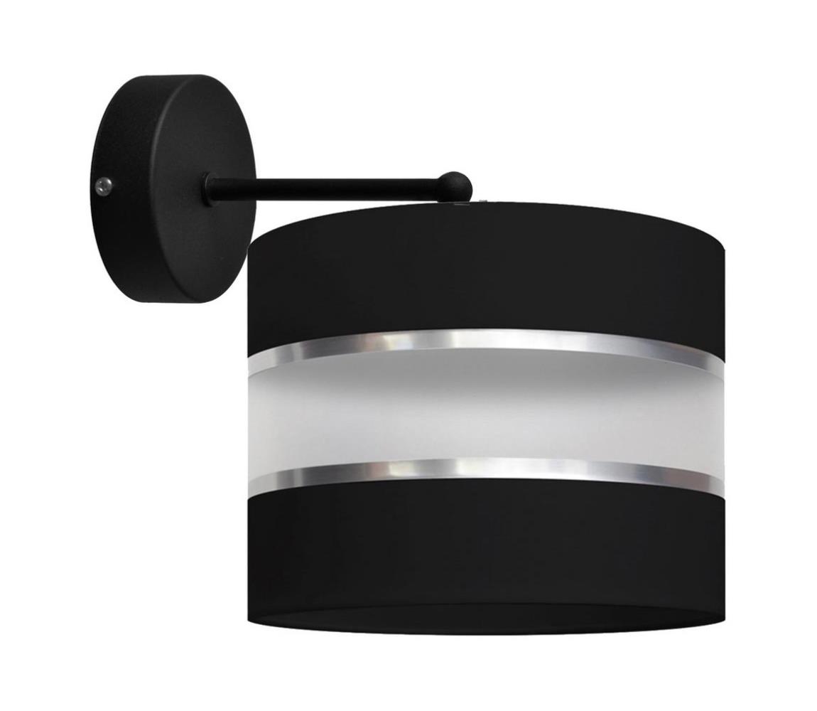 Helam Nástěnná lampa HELEN 1xE27/60W/230V černá HE1055