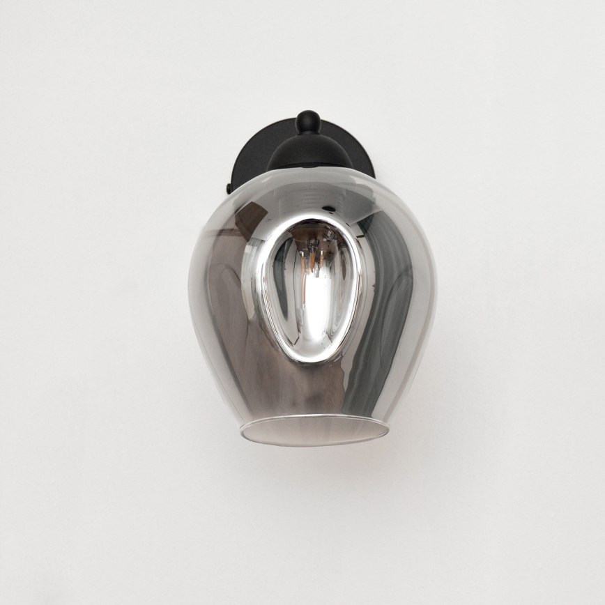 Nástěnná lampa LILI 1xE27/15W/230V černá/šedá