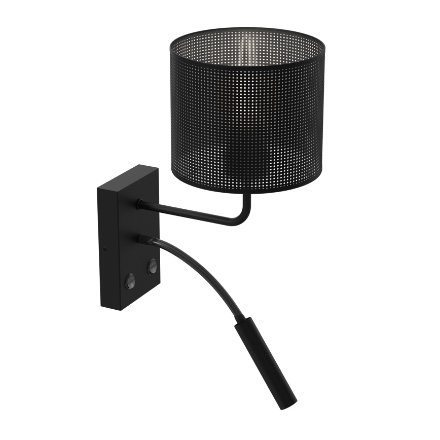 Nástěnná lampa LOFT SHADE 1xE27/60W+1xG9/8W/230V černá