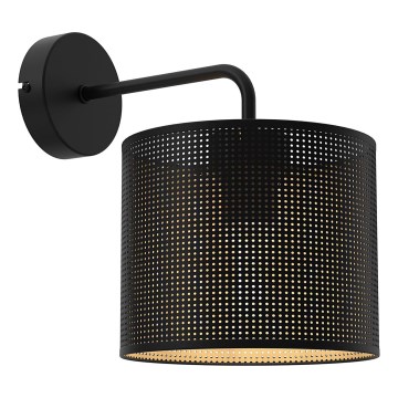 Nástěnná lampa LOFT SHADE 1xE27/60W/230V černá/zlatá