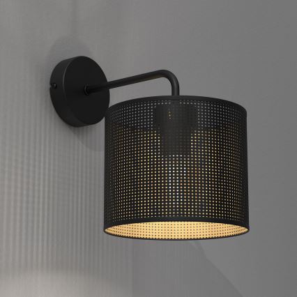 Nástěnná lampa LOFT SHADE 1xE27/60W/230V černá/zlatá