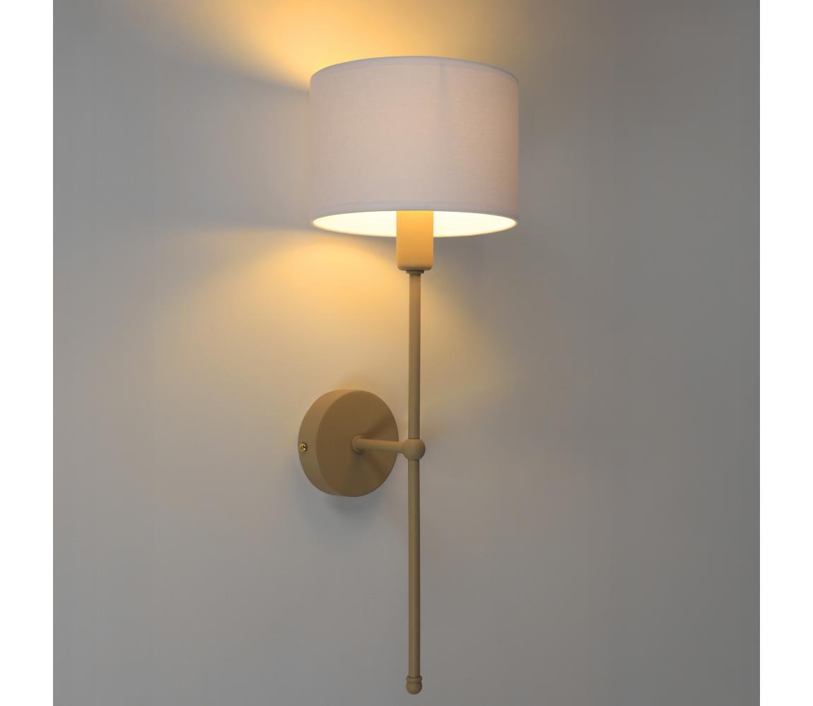 Nástěnná lampa MADELA 1xE14/40W/230V bílá/béžová 0241 – Alasans