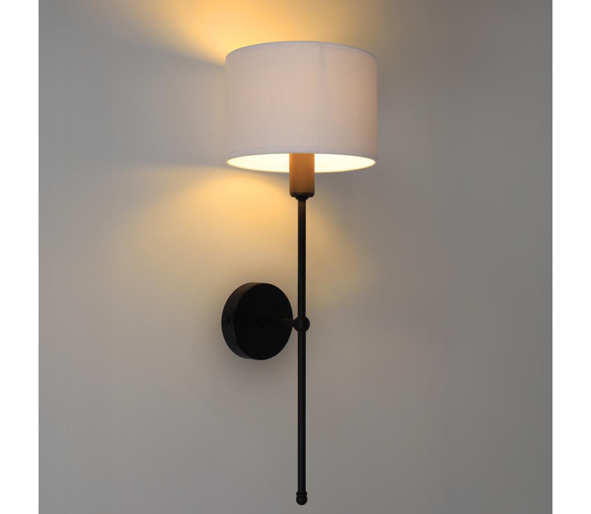 Nástěnná lampa MADELA 1xE14/40W/230V bílá/černá 0159 – Alasans