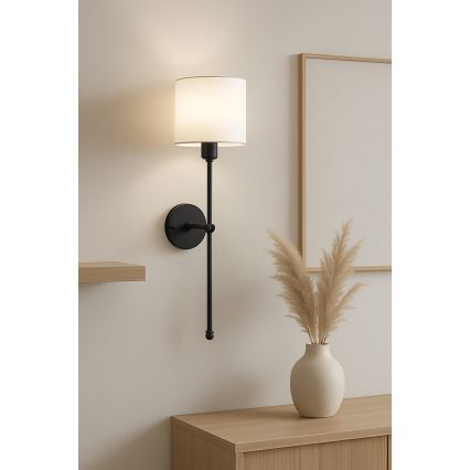 Nástěnná lampa MADELA 1xE14/40W/230V bílá/černá