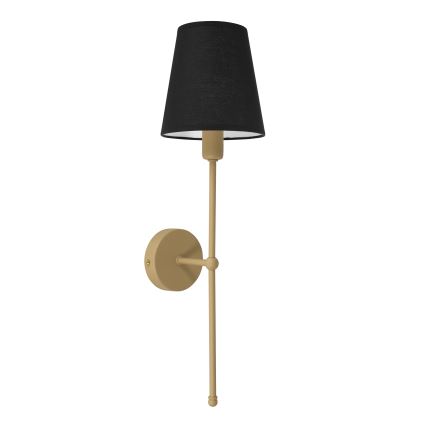 Nástěnná lampa MADELA 1xE14/40W/230V černá/béžová