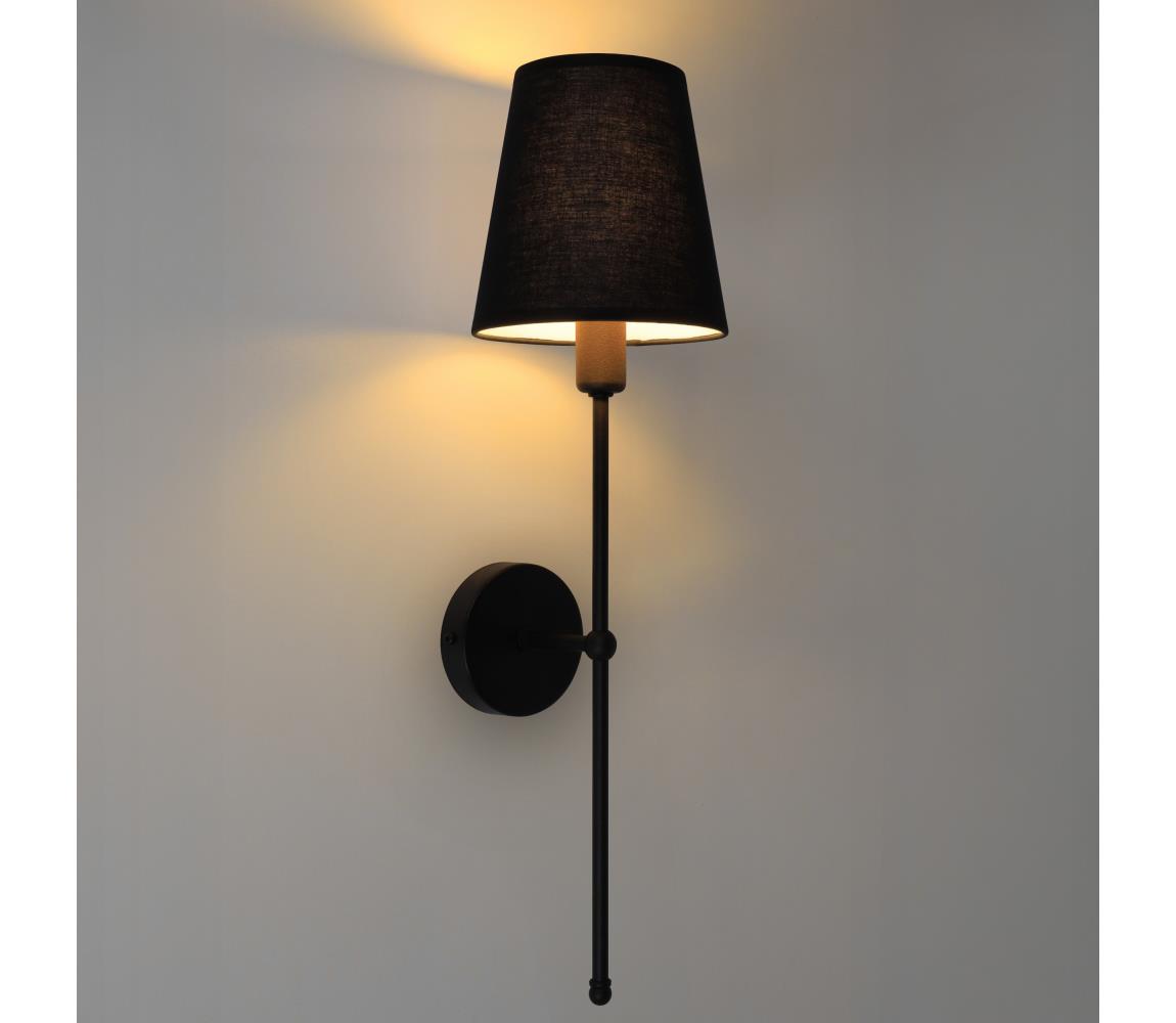 Nástěnná lampa MADELA 1xE14/40W/230V černá 0239 – Alasans