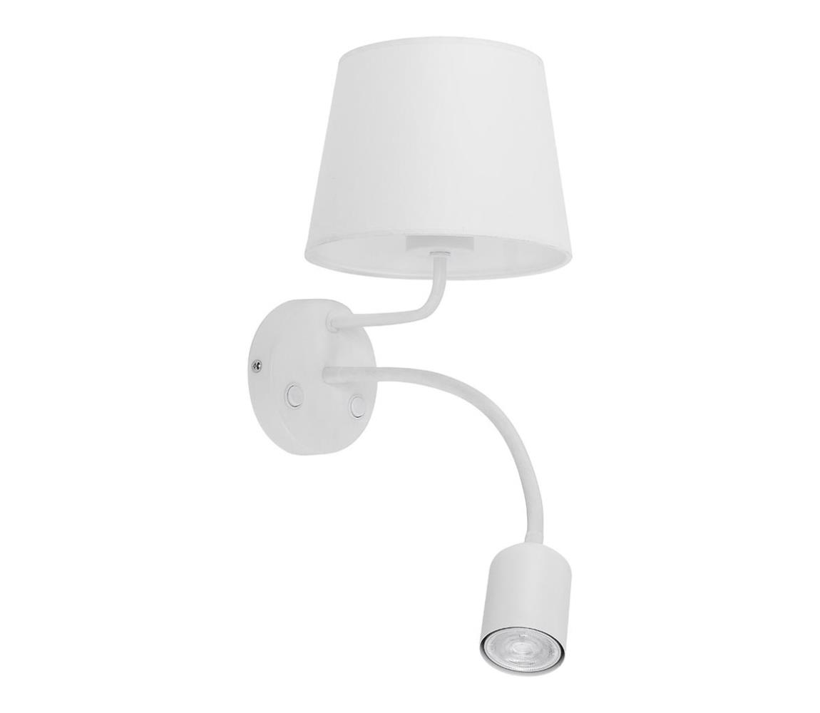  Nástěnná lampa MAJA 1xE27/15W/230V + 1xGU10/10W/230V bílá 