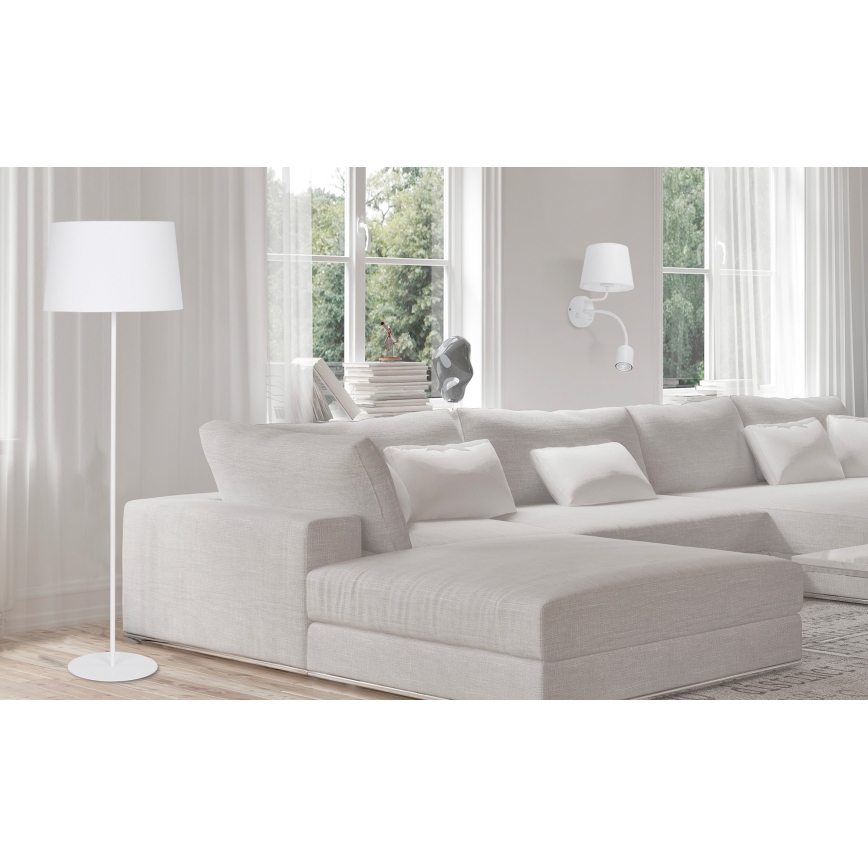 Nástěnná lampa MAJA 1xE27/15W/230V + 1xGU10/10W/230V bílá
