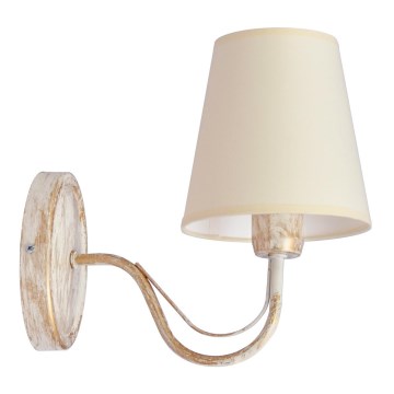 Nástěnná lampa MALBO 1xE27/15W/230V béžová