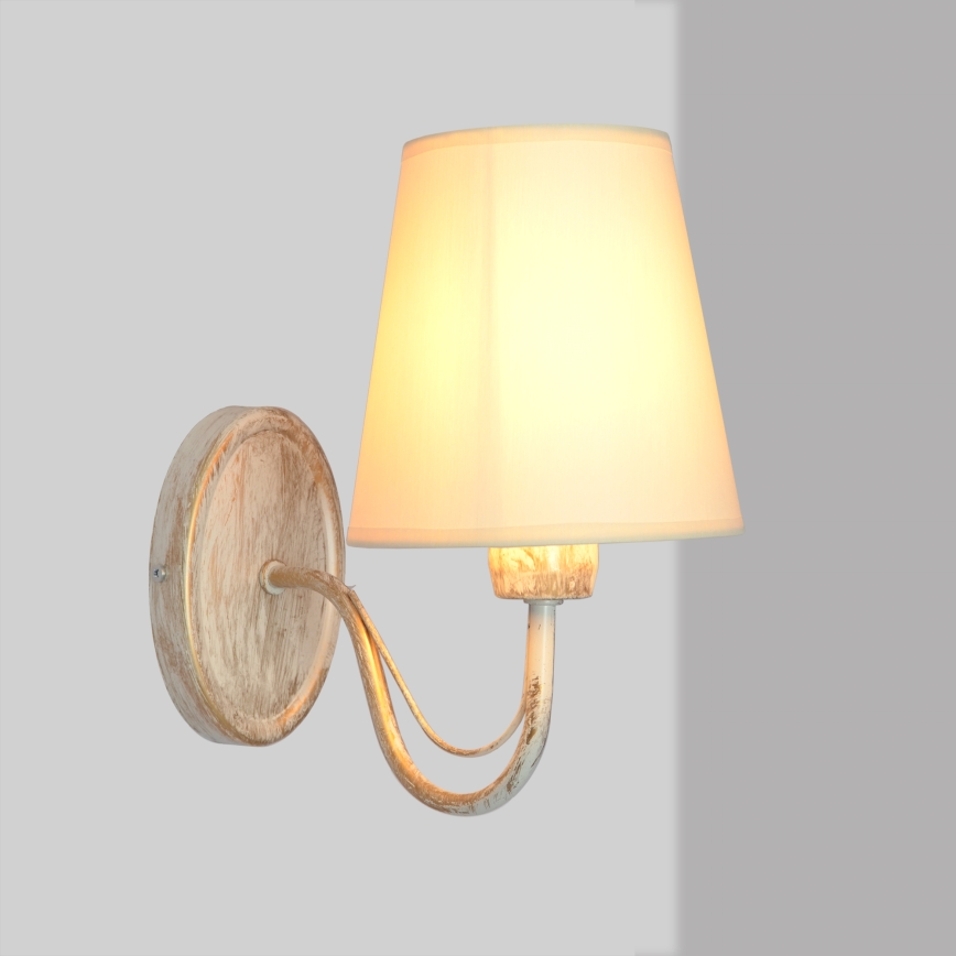 Nástěnná lampa MALBO 1xE27/15W/230V béžová