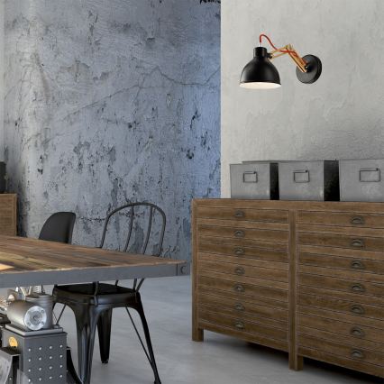 Nástěnná lampa MARCELLO 1xE27/60W/230V buk