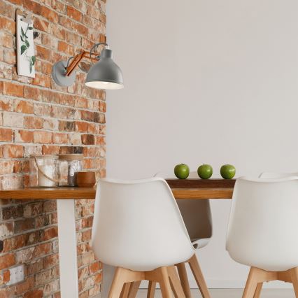 Nástěnná lampa MARCELLO 1xE27/60W/230V buk