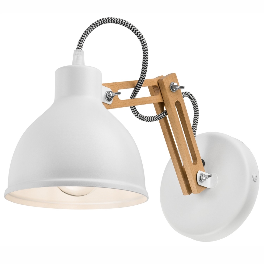 Nástěnná lampa MARCELLO 1xE27/60W/230V buk