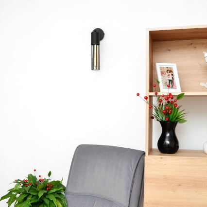Nástěnná lampa MELODY 1xE27/15W/230V černá