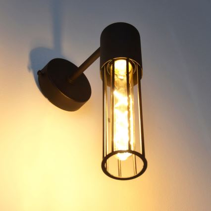 Nástěnná lampa MELODY 1xE27/15W/230V černá